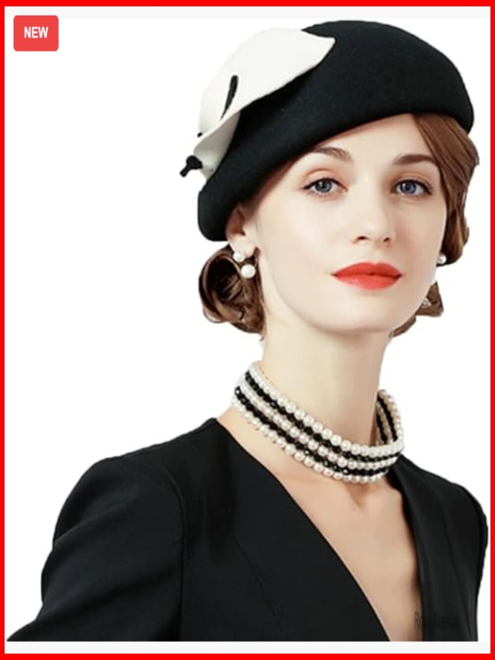 Wool Felt Feather Fascinator Hat Adjustable Derby Church Tea Party